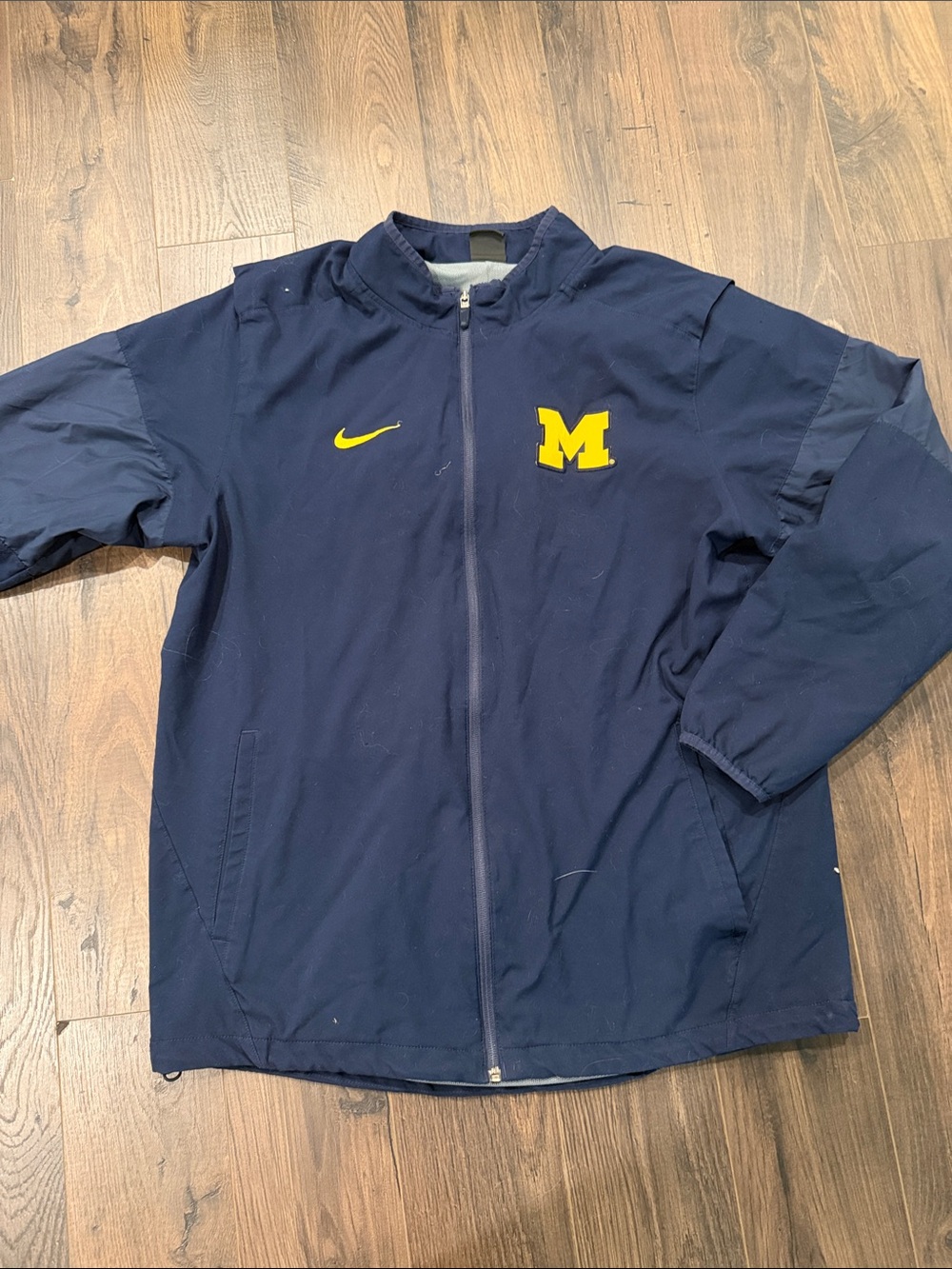 Nike Men's Michigan Zip Up Jacket